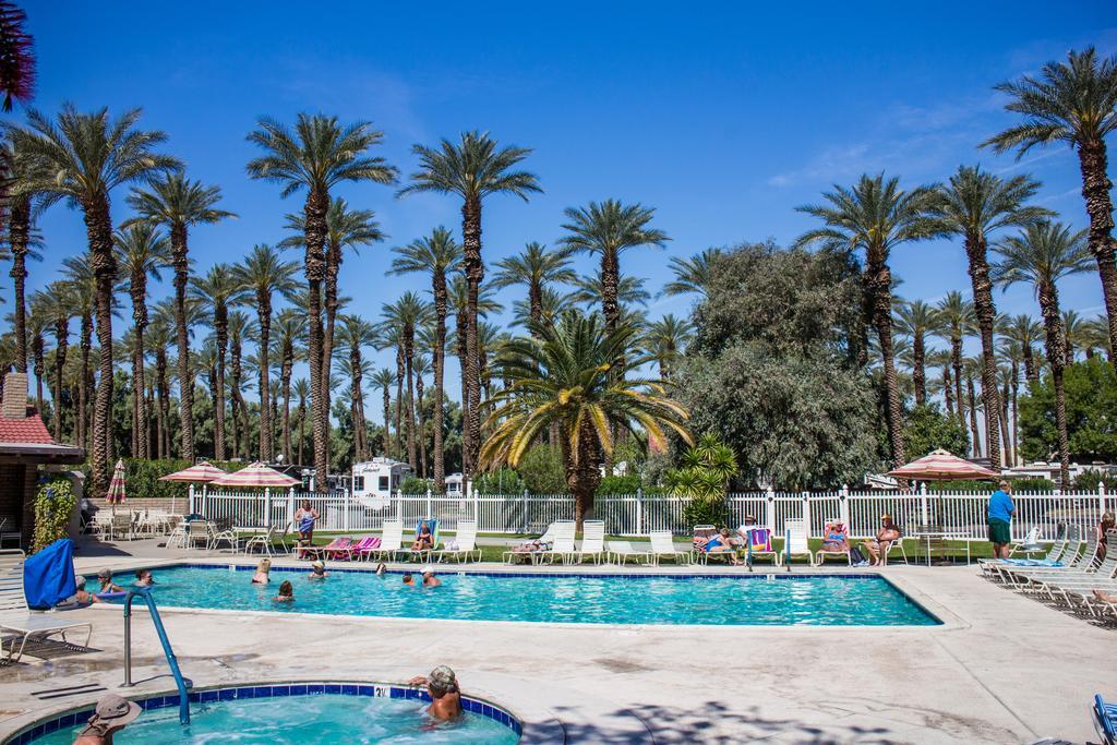 פאלם דזרט Palm Springs Camping Resort Cabin 3 מראה חיצוני תמונה