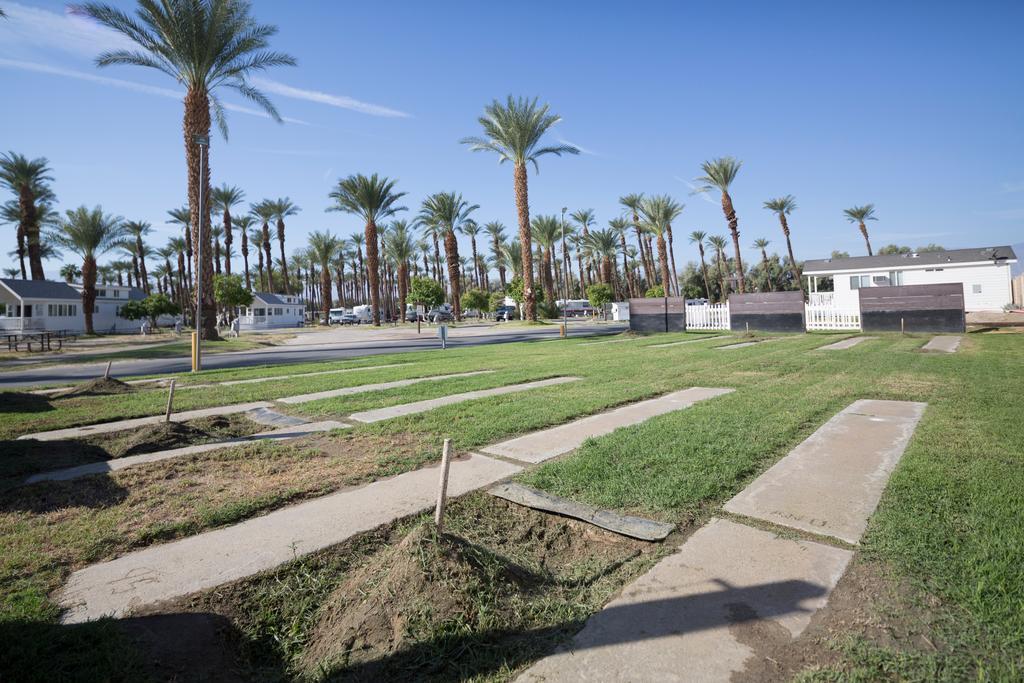 פאלם דזרט Palm Springs Camping Resort Cabin 3 מראה חיצוני תמונה